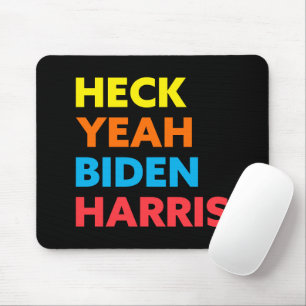Tapis De Souris Vérifier les couleurs personnalisées de Biden Harr