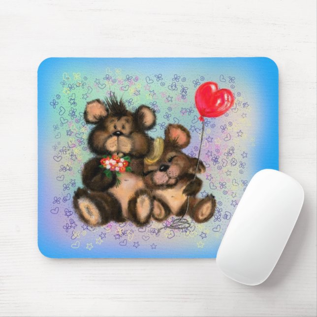 Tapis De Souris Véritable Amour (Avec souris)