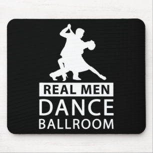 Tapis De Souris Véritable Homme Danse Salle De Bal Chemise Danse S