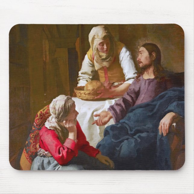 Tapis De Souris Vermeer - Christ in the House of Martha and Mary (Devant)