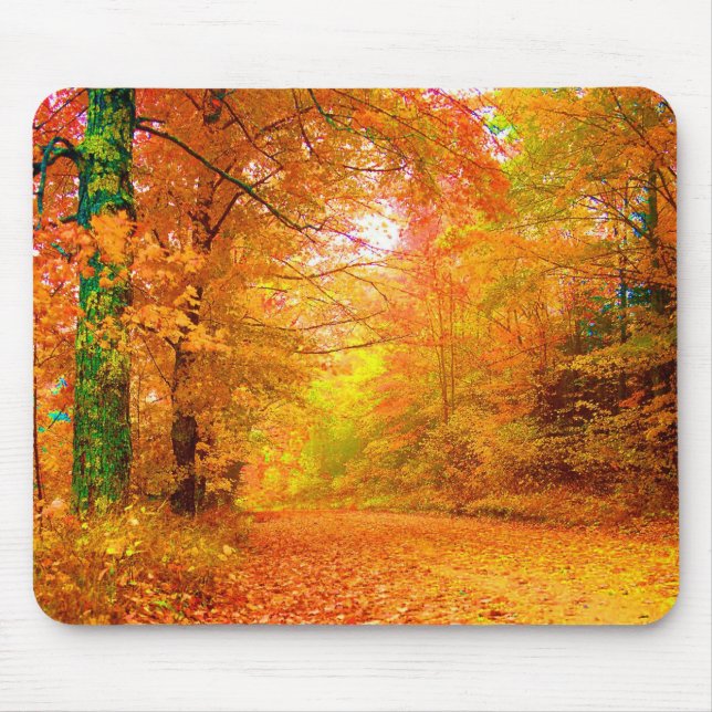 Tapis De Souris Vermont Autumn Nature Paysage (Devant)