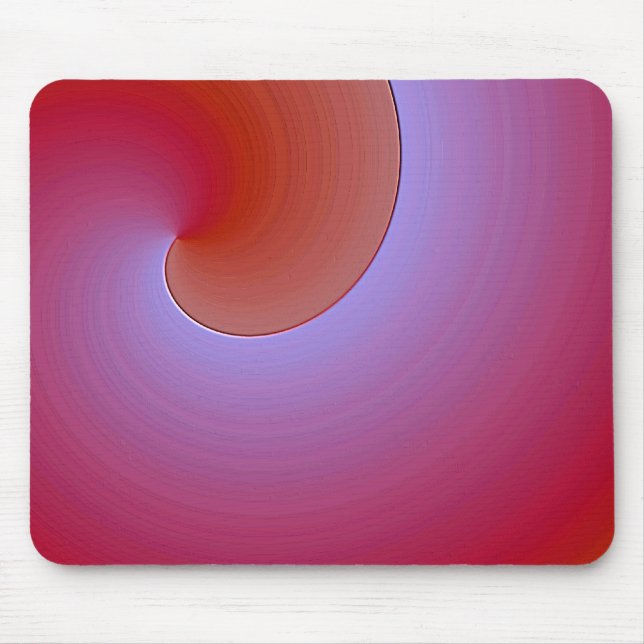 Tapis De Souris vernis violet orange - abstrait moderne (Devant)