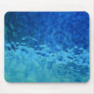 Tapis De Souris Verre coloré bleu et aqua