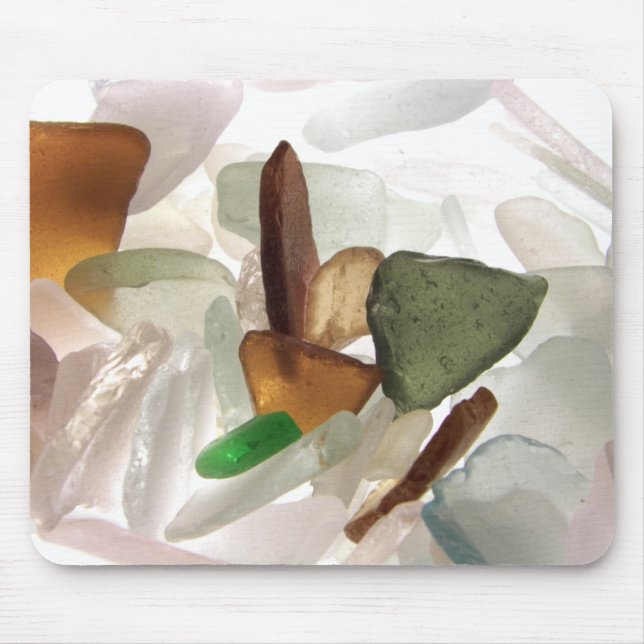 Tapis De Souris Verre de mer ou de plage (Devant)