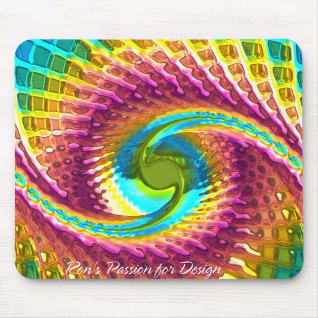 Tapis De Souris Verre fractal 7 Mousepad (Devant)