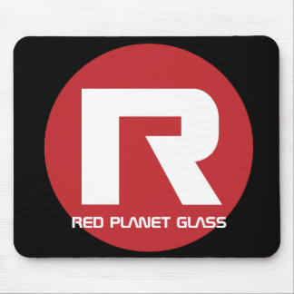 Tapis De Souris Verre rouge Mousepad de planète