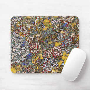 Tapis De Souris Verre verni Botanique Floral