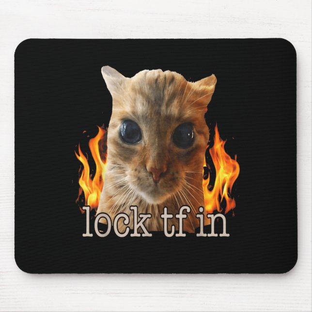 Tapis De Souris Verrouiller tf dans un chat (Devant)