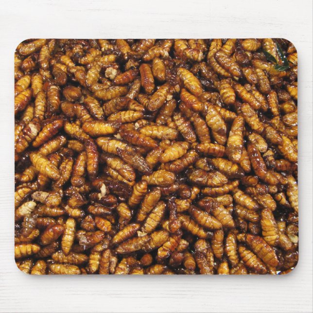 Tapis De Souris Vers de soie frits ... Thai Street Food (Devant)