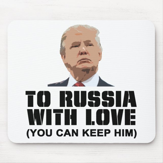 Tapis De Souris Vers la Russie avec amour (Devant)