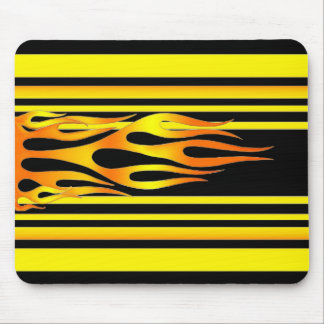 Tapis De Souris Vers le haut de en des flammes Mousepad