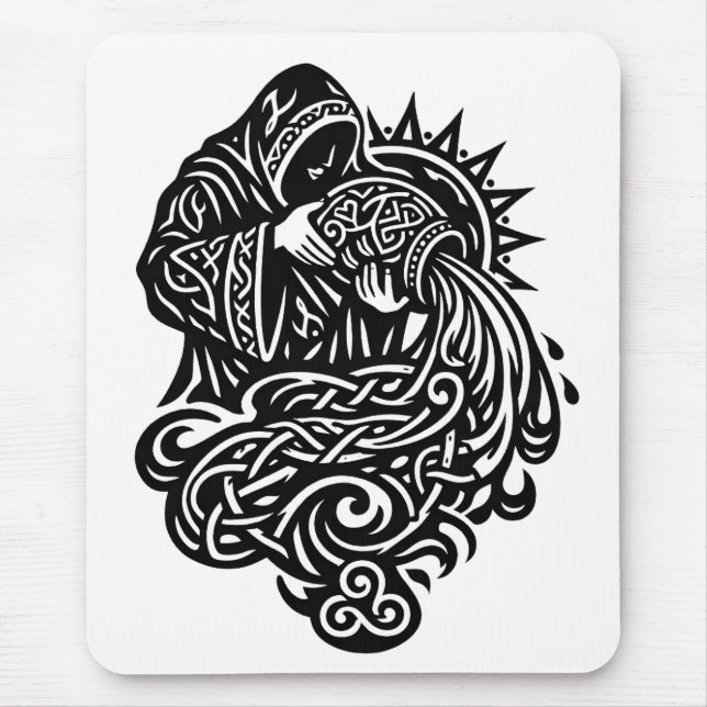 Tapis De Souris Verseau — Le Porteur d'Eau par BurnsInHell (Devant)