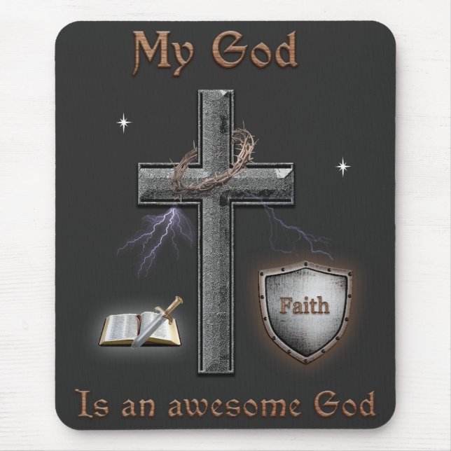 Tapis De Souris Verset biblique (Devant)