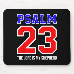 Tapis De Souris Verset biblique chrétien Psaume 23 Le Seigneur est