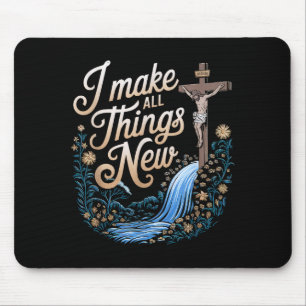 Tapis De Souris Verset biblique Foi chrétienne Église chrétienne J