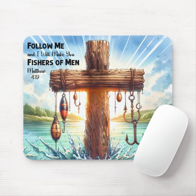 Tapis De Souris Verset biblique inspirant/Écriture Mousepad (Avec souris)