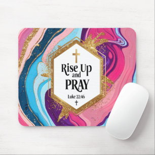 Tapis De Souris Verset biblique inspirant/Écriture Mousepad