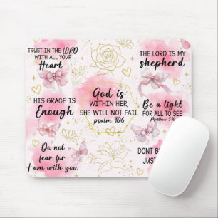 Tapis De Souris Versets bibliques chrétiens inspirants