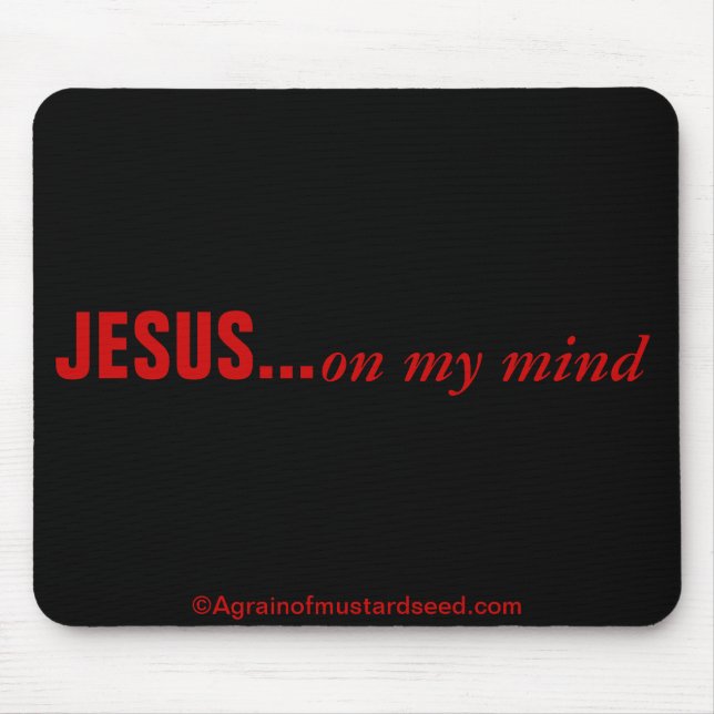 Tapis De Souris Versets de la Bible Parole de Dieu (Devant)