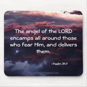 Tapis De Souris Versets de la Bible Parole de Dieu