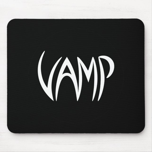 Tapis De Souris Version texte Vamp (noir/blanc) (Devant)
