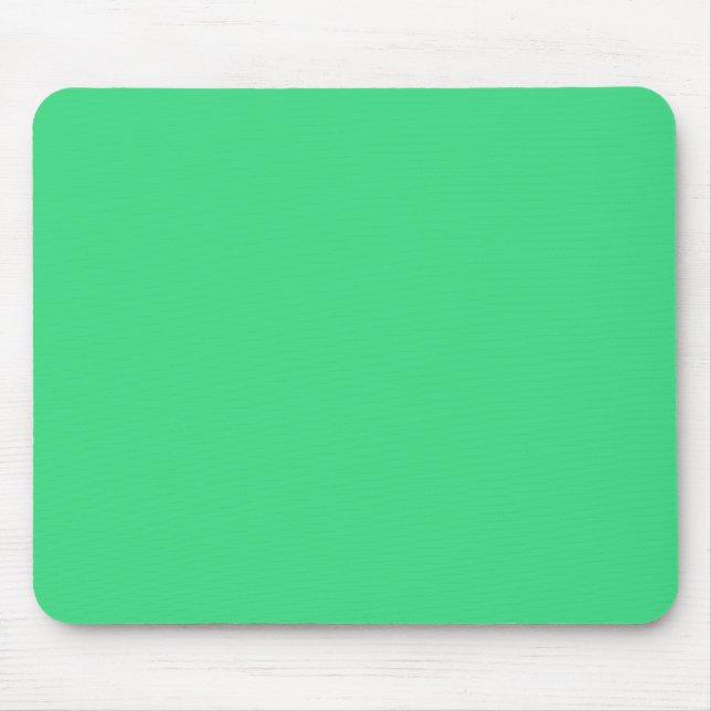 Tapis De Souris Vert androïde (couleur solide)  (Devant)