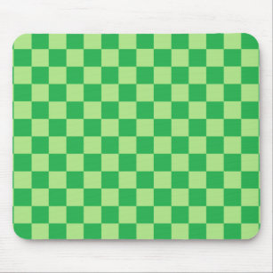 Tapis De Souris Vert Checkered