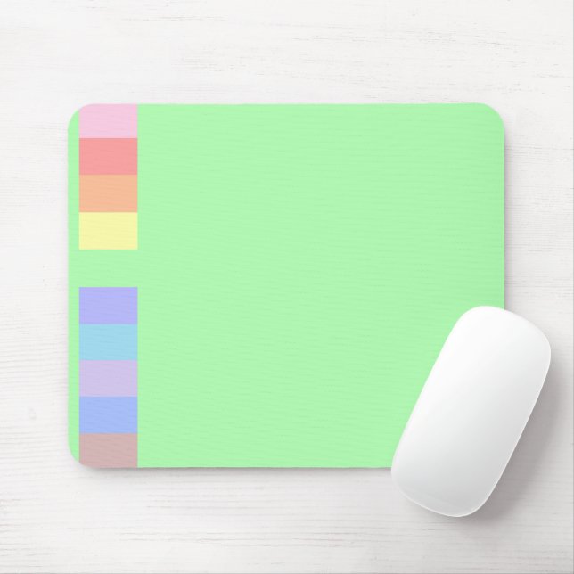 Tapis De Souris Vert Citron Pastel (Avec souris)