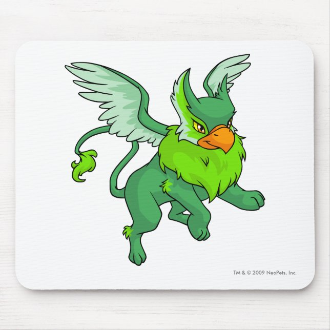 Tapis De Souris Vert d'aire (Devant)