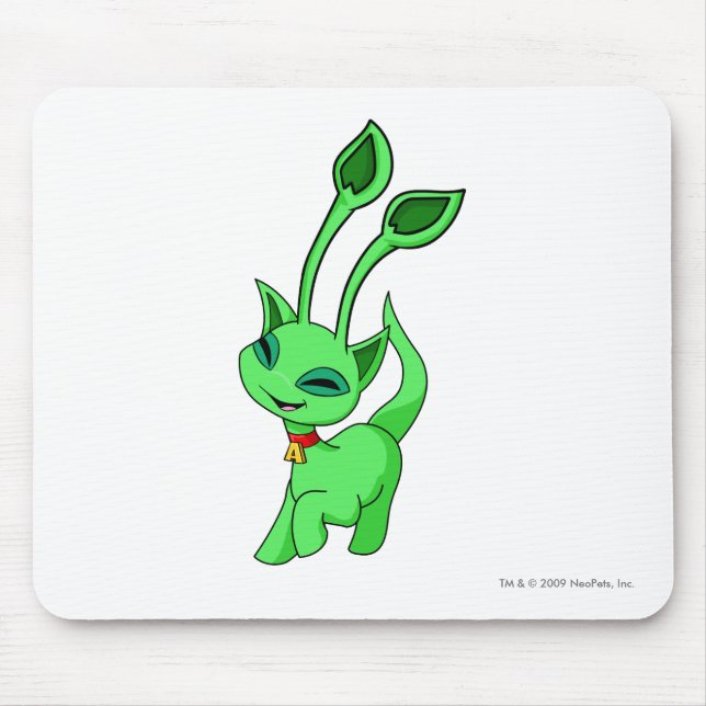 Tapis De Souris Vert d'Aisha (Devant)