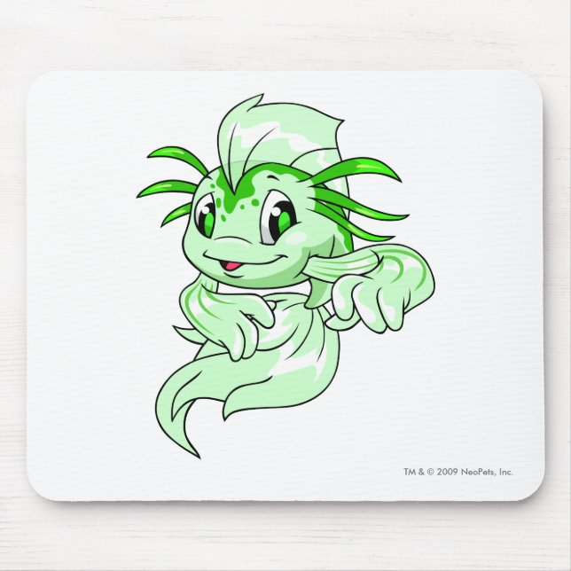 Tapis De Souris Vert de Koi (Devant)