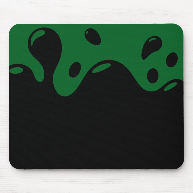 Tapis de souris vert et noir (Devant)