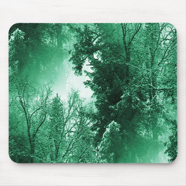 Tapis De Souris Vert hiver... (Devant)