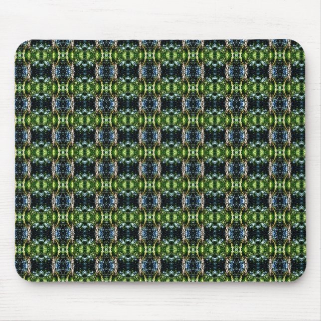 Tapis De Souris Vert kaléidoscope (Devant)