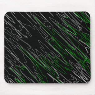 Tapis De Souris Vert noir marbré