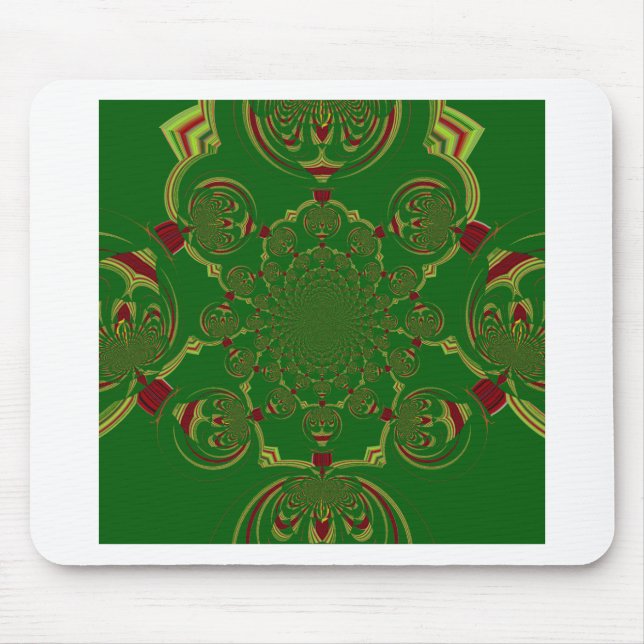 Tapis De Souris Vert vintage (Devant)