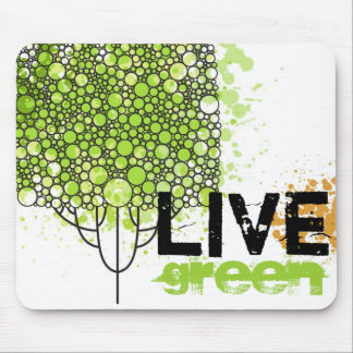 Tapis De Souris Vert vivant