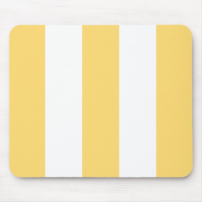 Tapis De Souris Vertikas Jaune Et Blanc (Devant)