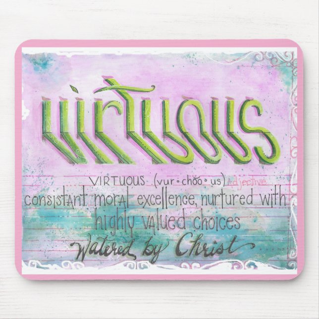Tapis De Souris Vertueux (Devant)