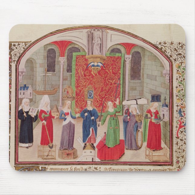 Tapis De Souris Vertus théologiques et cardinales (Devant)