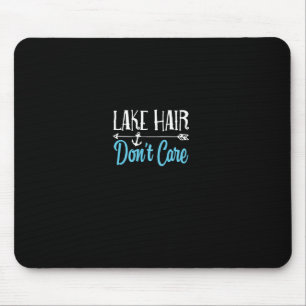 Tapis De Souris Veste à capuche Lake Hair Life Don't Care pêche ba