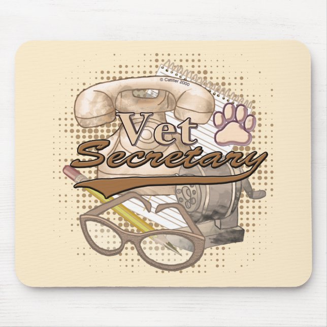 Tapis De Souris Vet Secretary (Devant)