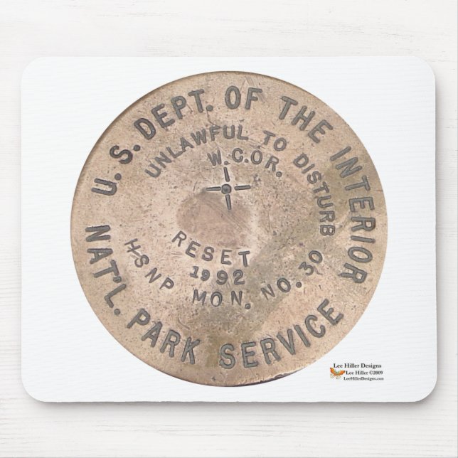 Tapis De Souris Vêtements Cadeaux Hot Springs US Dept Of The Inter (Devant)