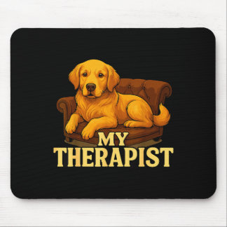 Tapis De Souris Vêtements de Retriever doré pour humains Mon Thera