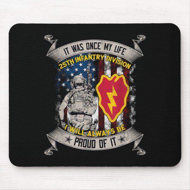 Tapis De Souris Vétéran de la 25e division d'infanterie Schofield  (Devant)