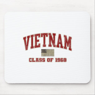 Tapis De Souris Vétéran De La Guerre Du Vietnam Chemise Militaire
