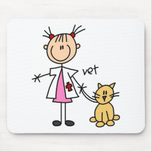 Tapis De Souris Vétérinaire Bâtonnet Figure