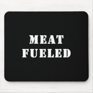 Tapis De Souris Viande Alimentée. Citation de Keto Carnivore amusa