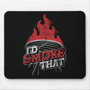 Tapis De Souris Viande fumée Steak grillé Drôle Barbecue
