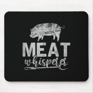 Tapis De Souris Viande Whisperer Griller Viande Fumer Barbecue Fun
